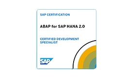 SAP Certified Development Specialist-ABAP for SAP HANA2.0